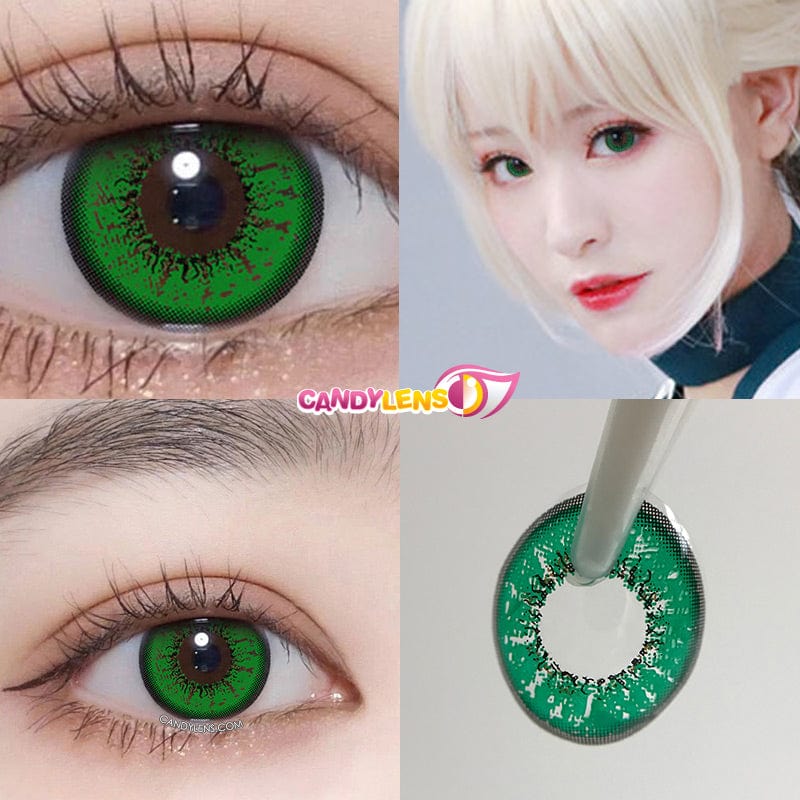 Vega Storm Green Cosplay Contacts