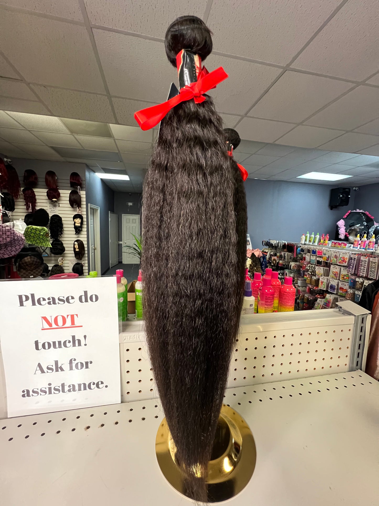 10A Grade Kinky Straight 100% Virgin Human Hair Brazilian Bundles.