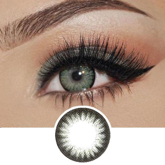 Green Color Contact Lenses 2 Tone