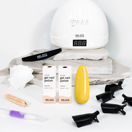 Gelous gel nail polish Zest for Life Starter Pack - photographed in New Zealand