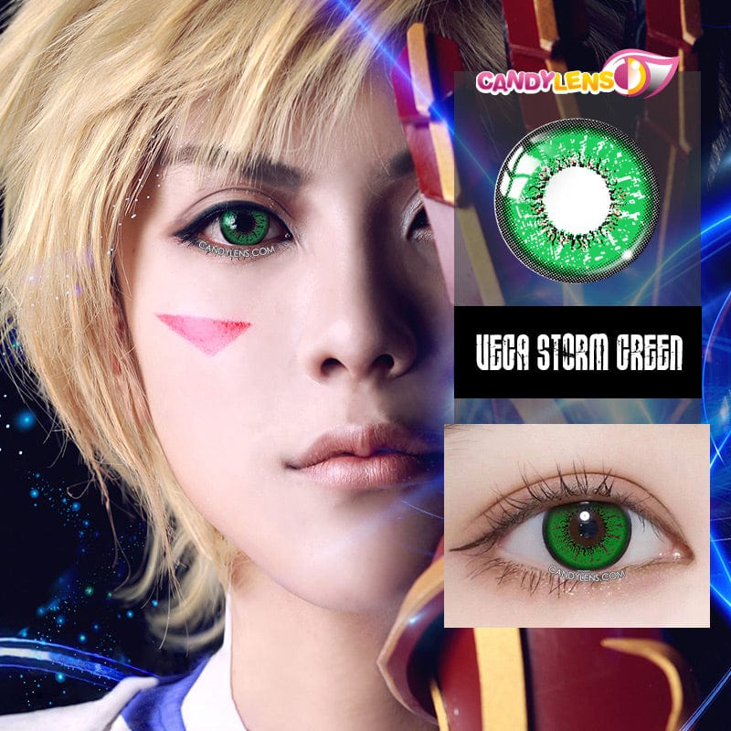 Vega Storm Green Cosplay Contacts